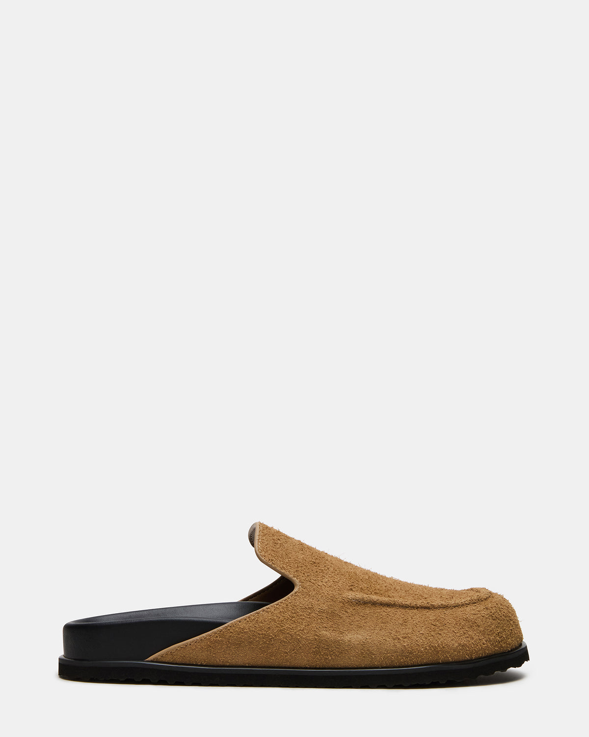 LUCIO Tan Suede Slip-On Men's Casual Clog - Steve Madden