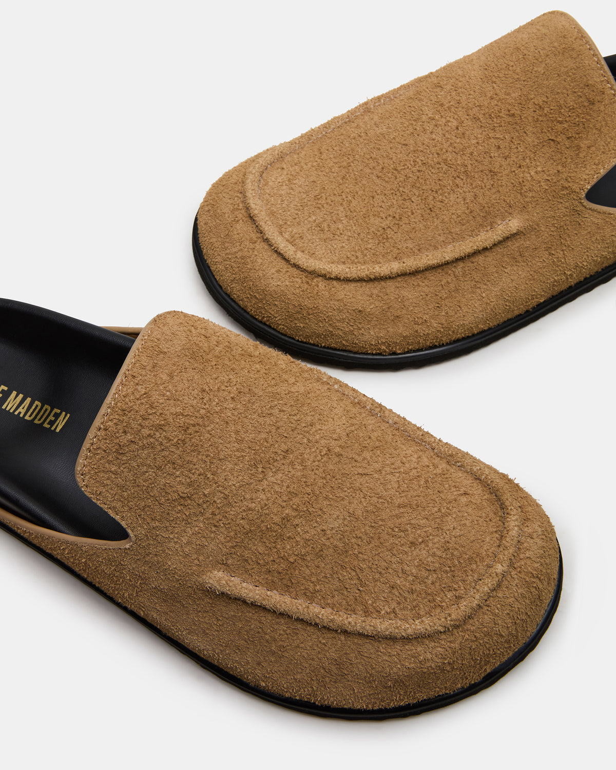 LUCIO Tan Suede Slip-On Men's Casual Clog - Steve Madden