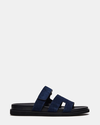 MAIVEN Navy Suede Fisherman Men's Sandal - Steve Madden