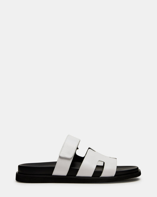 MAIVEN White Fisherman Men's Sandal - Steve Madden