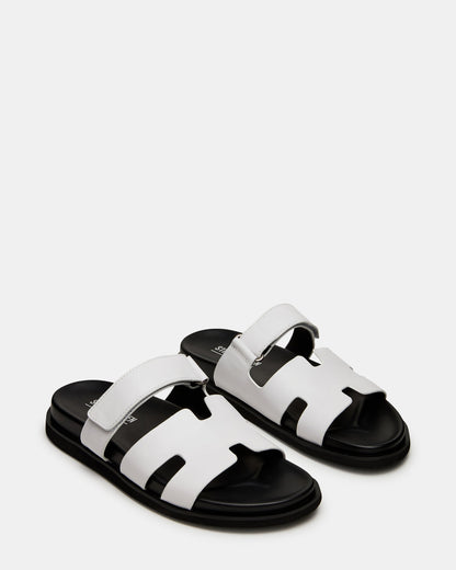 MAIVEN White Fisherman Men's Sandal - Steve Madden