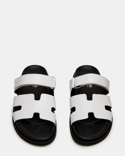 MAIVEN White Fisherman Men's Sandal - Steve Madden