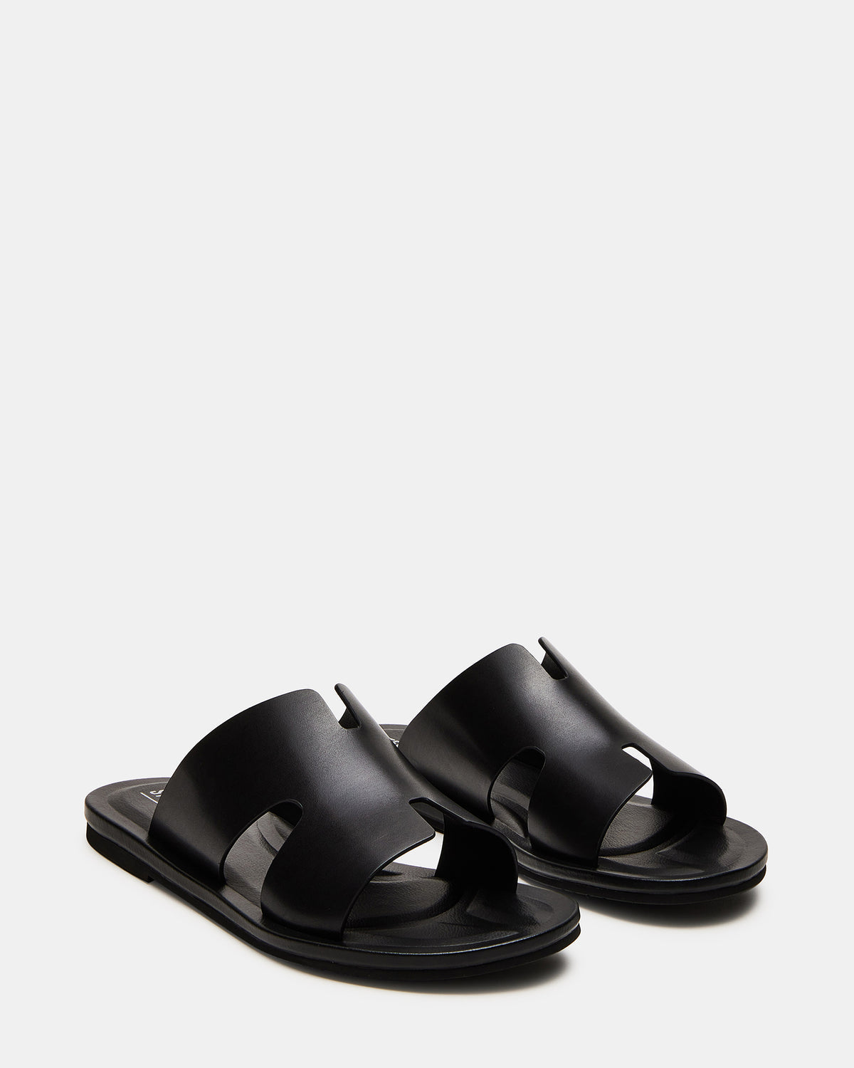 SPLASH Tan Leather Men's Flat Slip-On Sandal - Steve Madden