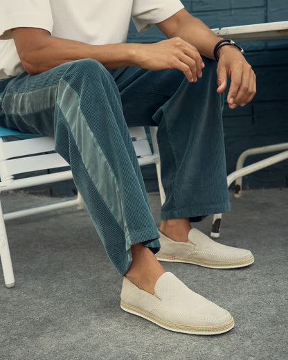 CAYDENN Off-White Slip-On Espadrille Men's Casual Loafer - Steve Madden