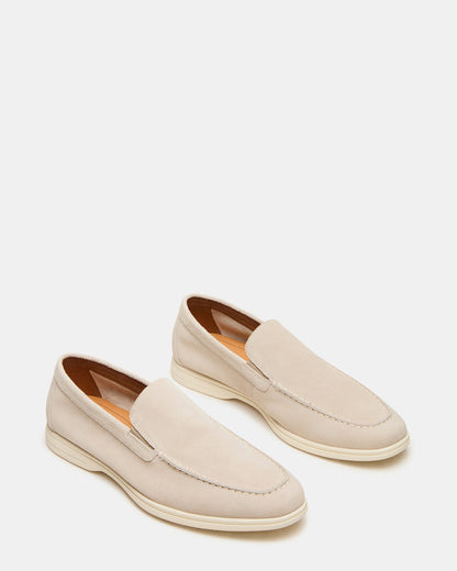 LINUX Beige Suede Slip-On Men's Casual - Steve Madden