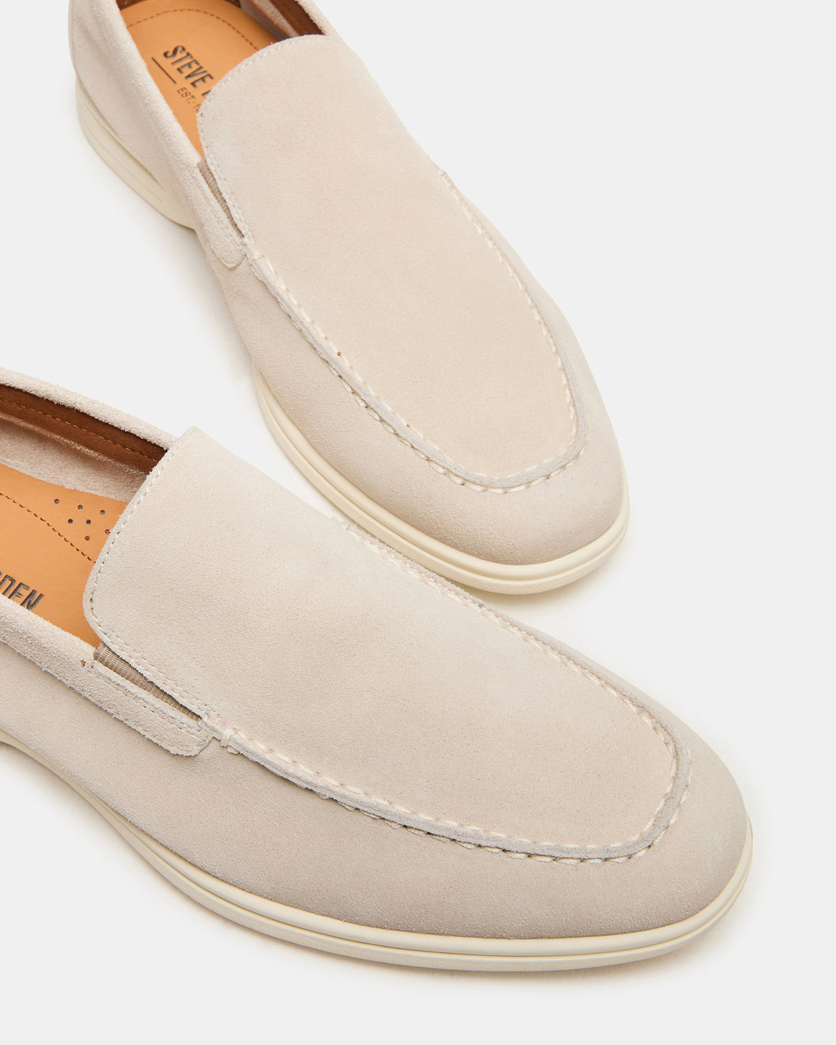 LINUX Beige Suede Slip-On Men's Casual - Steve Madden