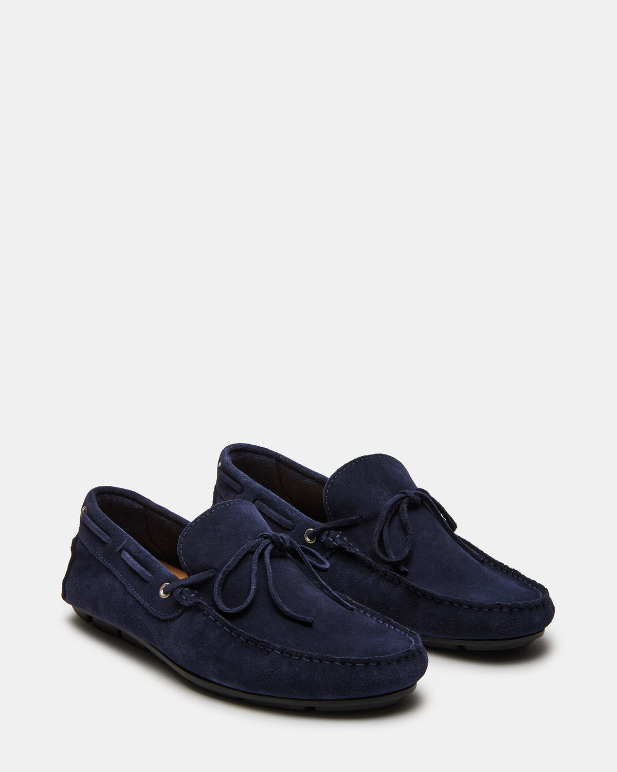 AMALFI Navy Suede Slip-On Men's Casual Loafer - Steve Madden