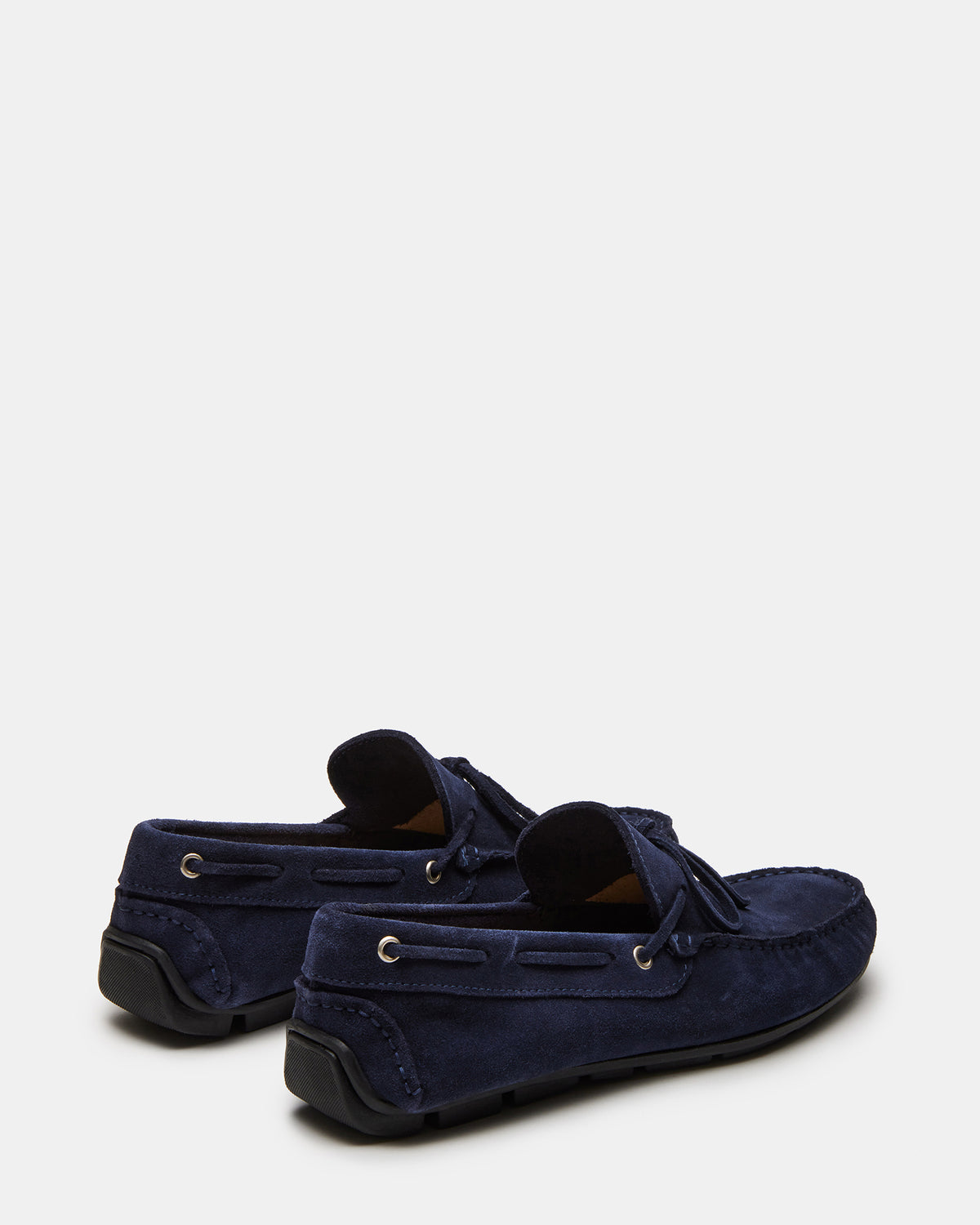 AMALFI Navy Suede Slip-On Men's Casual Loafer - Steve Madden