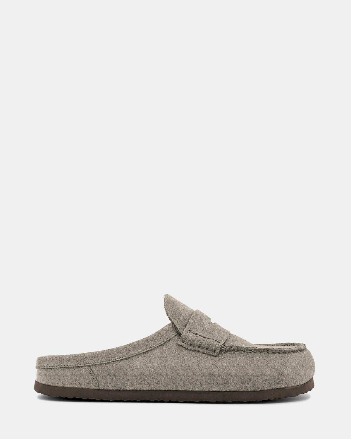 WYATT Taupe Suede Slip-On Clog Men's Casual - Steve Madden