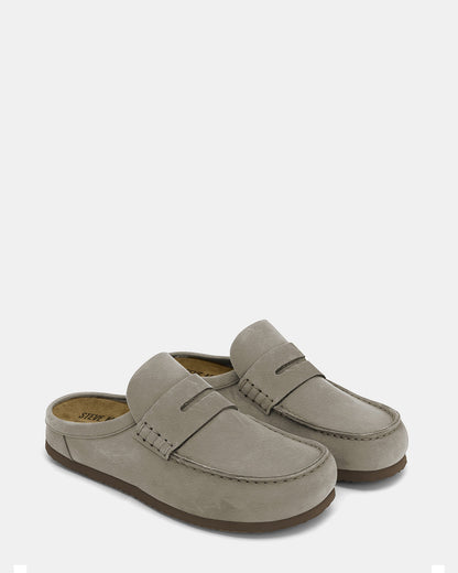 WYATT Taupe Suede Slip-On Clog Men's Casual - Steve Madden