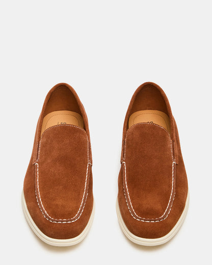 LINUX Cognac Slip-On Men's Casual - Steve Madden