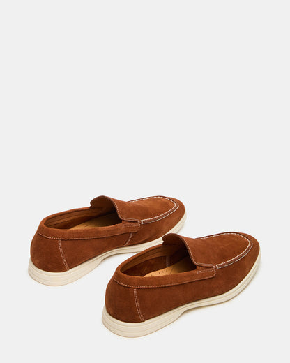 LINUX Cognac Slip-On Men's Casual - Steve Madden