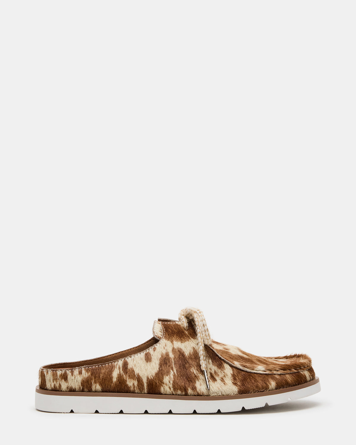 SAILOR Brown White Slip-On Laces Footbed Men's Casual Shoe - Steve Madden