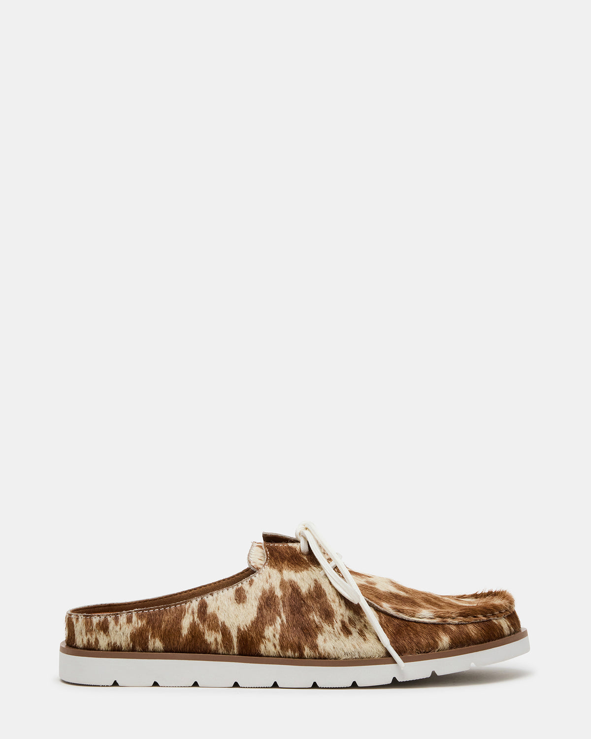 SAILOR Brown White Slip-On Laces Footbed Men's Casual Shoe - Steve Madden