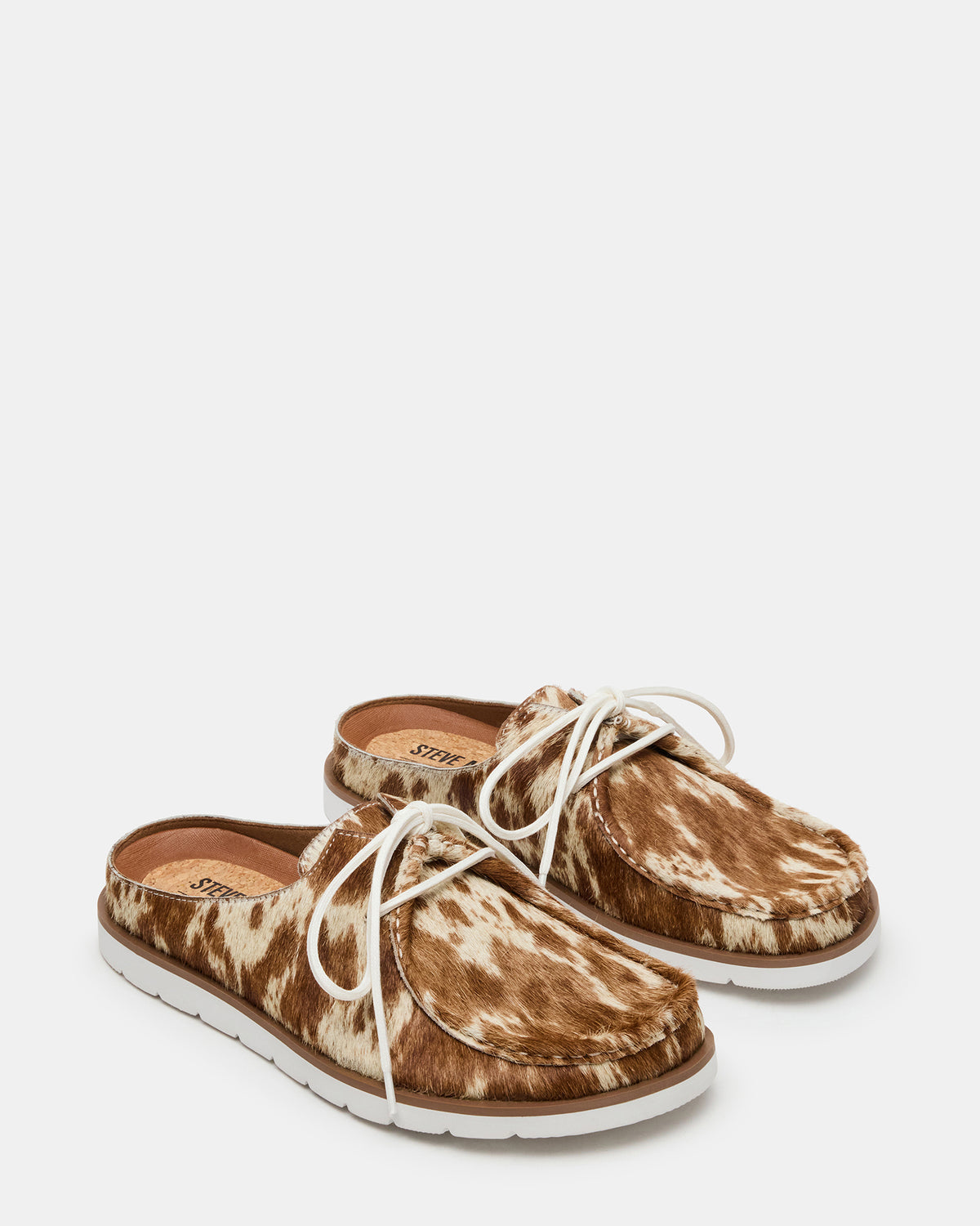 SAILOR Brown White Slip-On Laces Footbed Men's Casual Shoe - Steve Madden