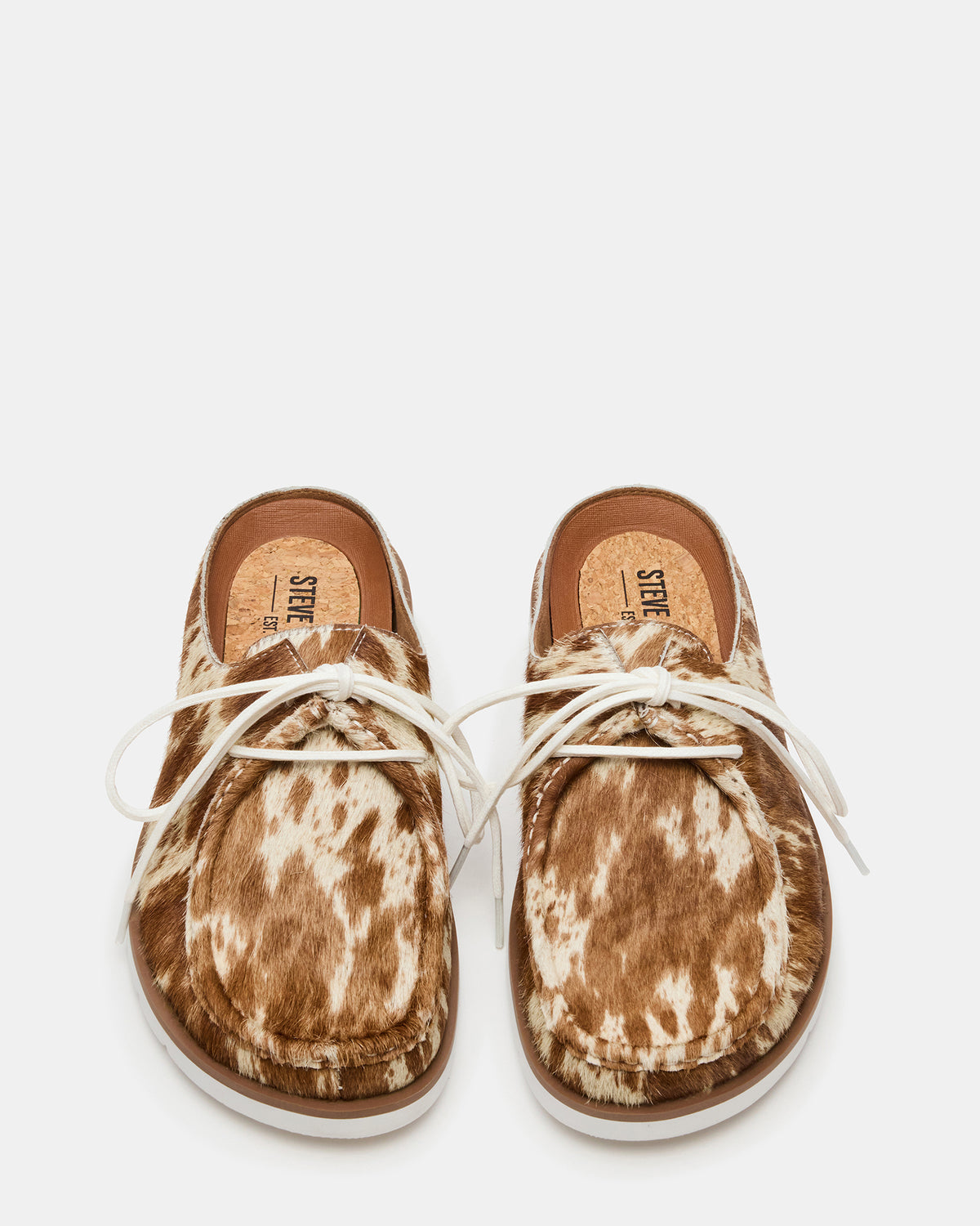 SAILOR Brown White Slip-On Laces Footbed Men's Casual Shoe - Steve Madden