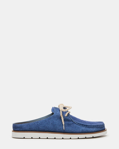 SAILOR Blue Slip-On Laces Footbed Men's Casual Shoe - Steve Madden