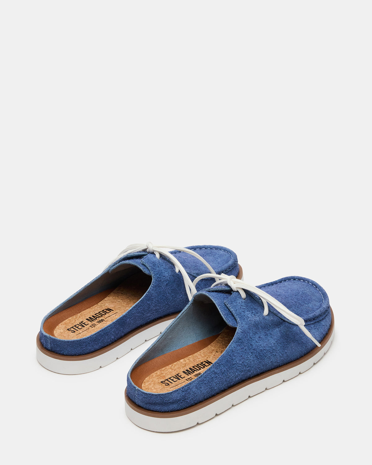 SAILOR Blue Slip-On Laces Footbed Men's Casual Shoe - Steve Madden