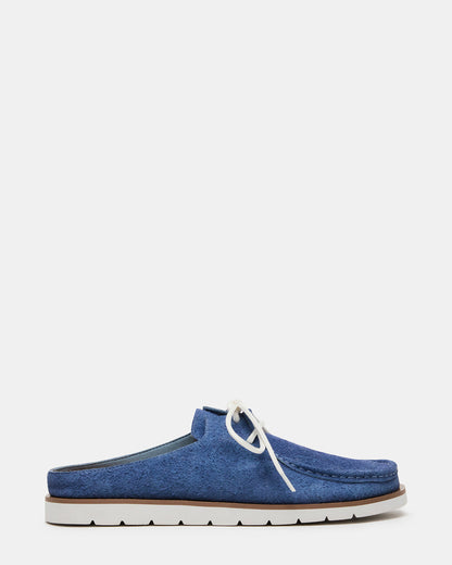 SAILOR Blue Slip-On Laces Footbed Men's Casual Shoe - Steve Madden