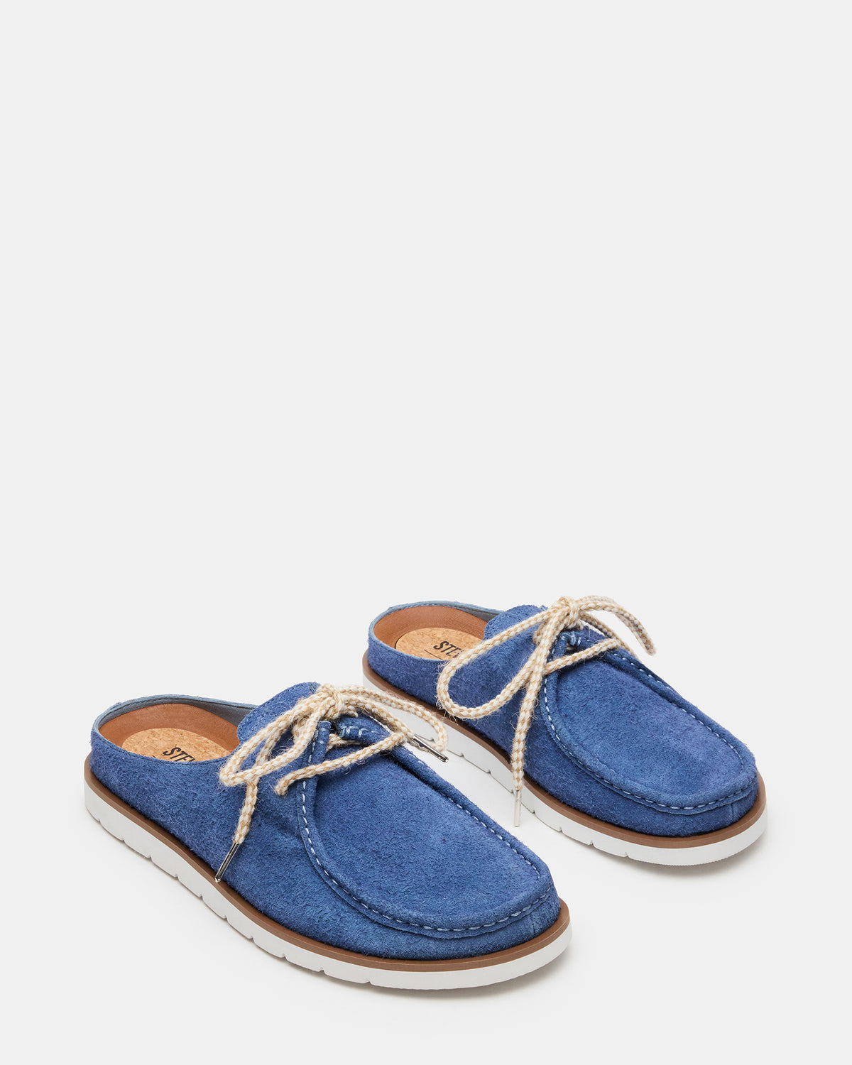 SAILOR Blue Slip-On Laces Footbed Men's Casual Shoe - Steve Madden