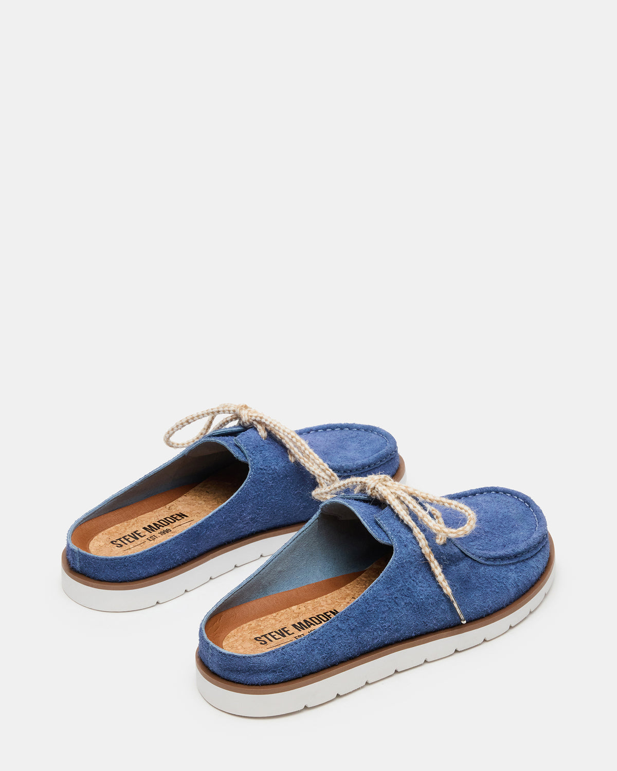 SAILOR Blue Slip-On Laces Footbed Men's Casual Shoe - Steve Madden