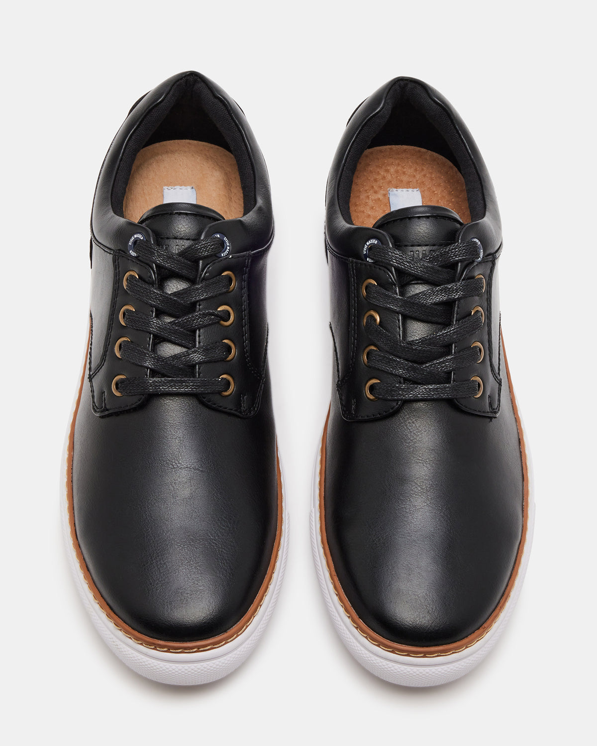 GUSS Black Low-Top Men's Casual Shoe - Steve Madden