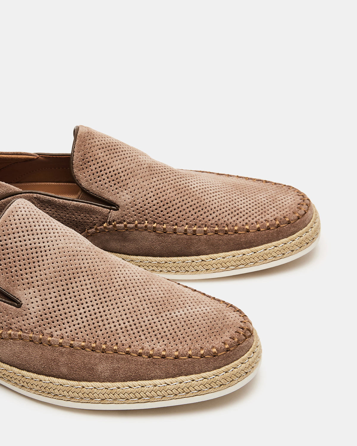 CAYDENN Tobacco Suede Slip-On Espadrille Men's Casual Loafer - Steve Madden