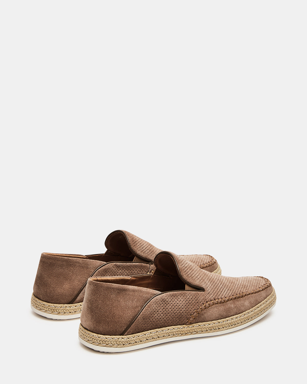 CAYDENN Tobacco Suede Slip-On Espadrille Men's Casual Loafer - Steve Madden