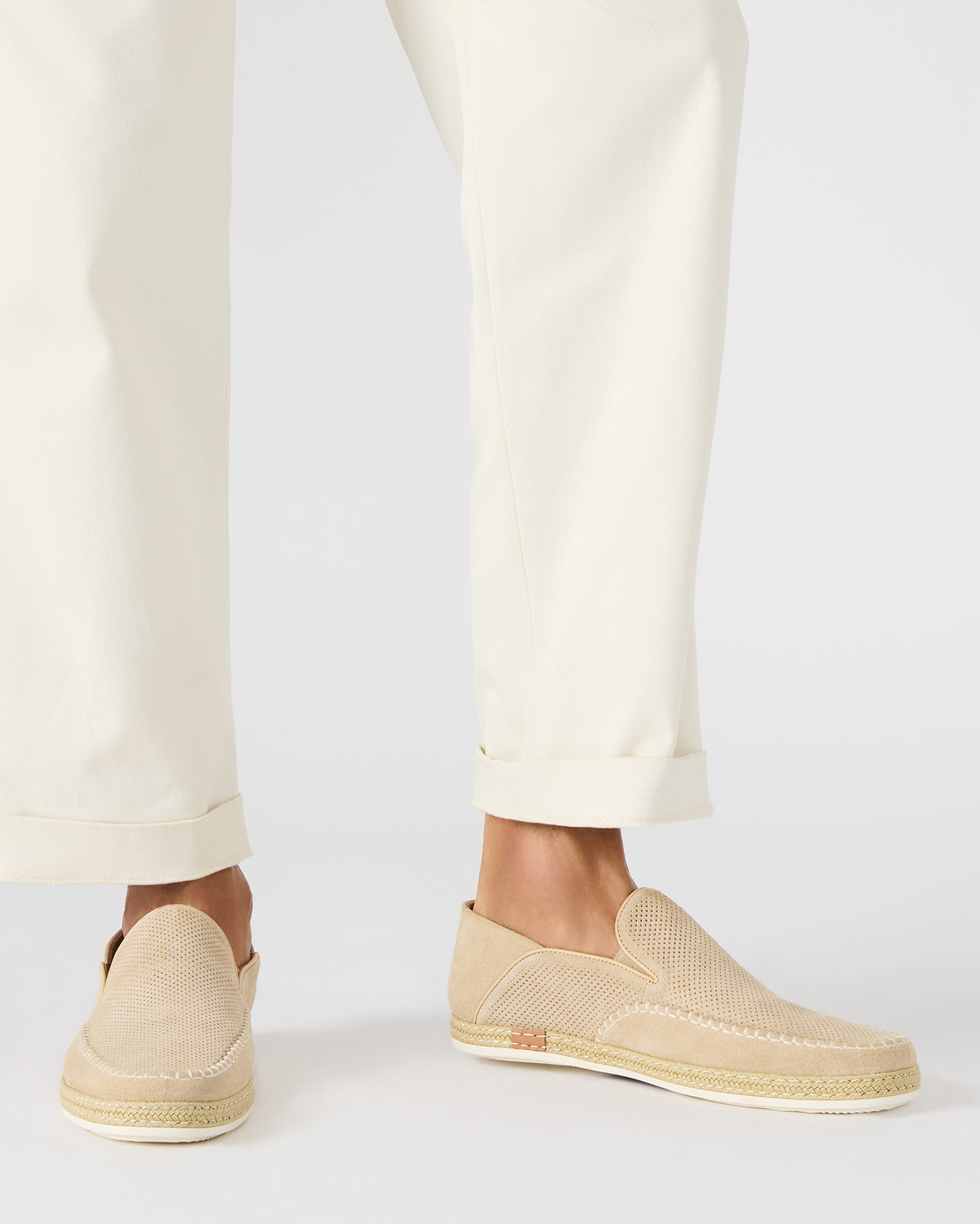 CAYDENN Tobacco Suede Slip-On Espadrille Men's Casual Loafer - Steve Madden