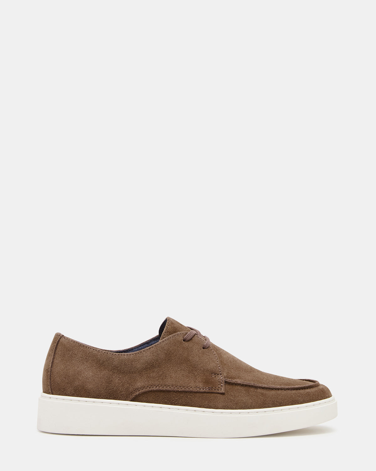 FRANKK Cognac Suede Lace-Up Men's Casual Shoe - Steve Madden