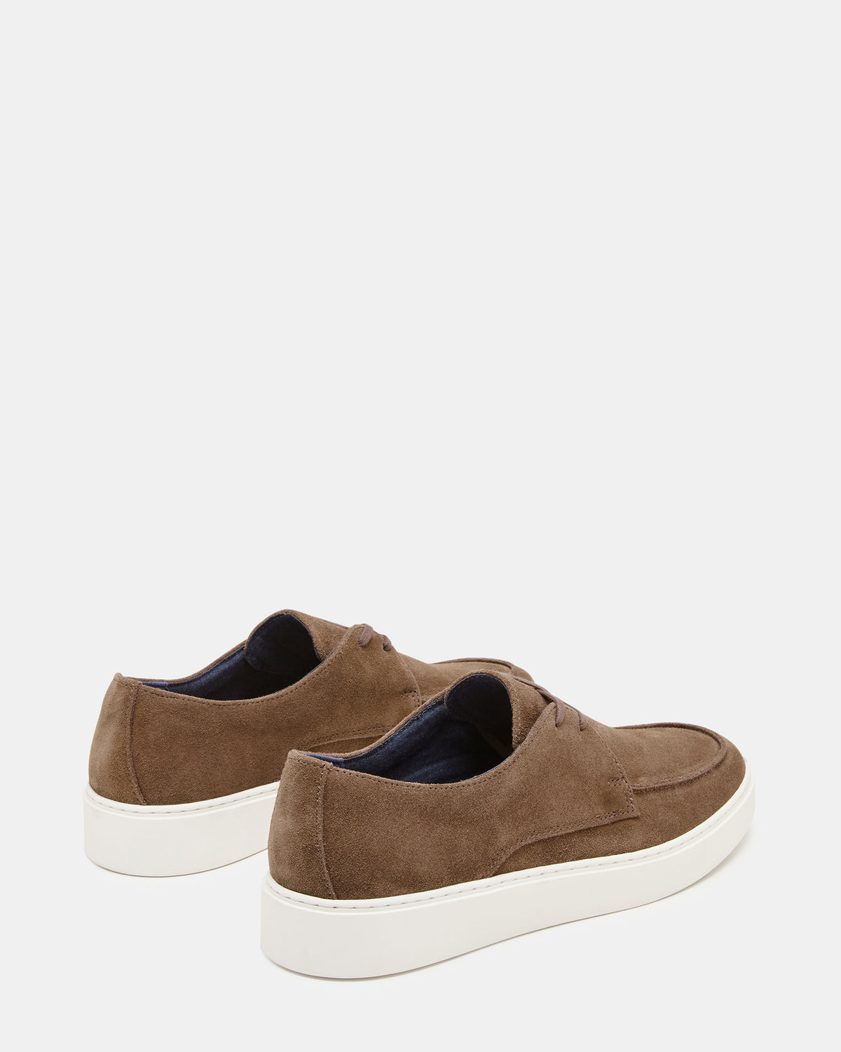 FRANKK Cognac Suede Lace-Up Men's Casual Shoe - Steve Madden