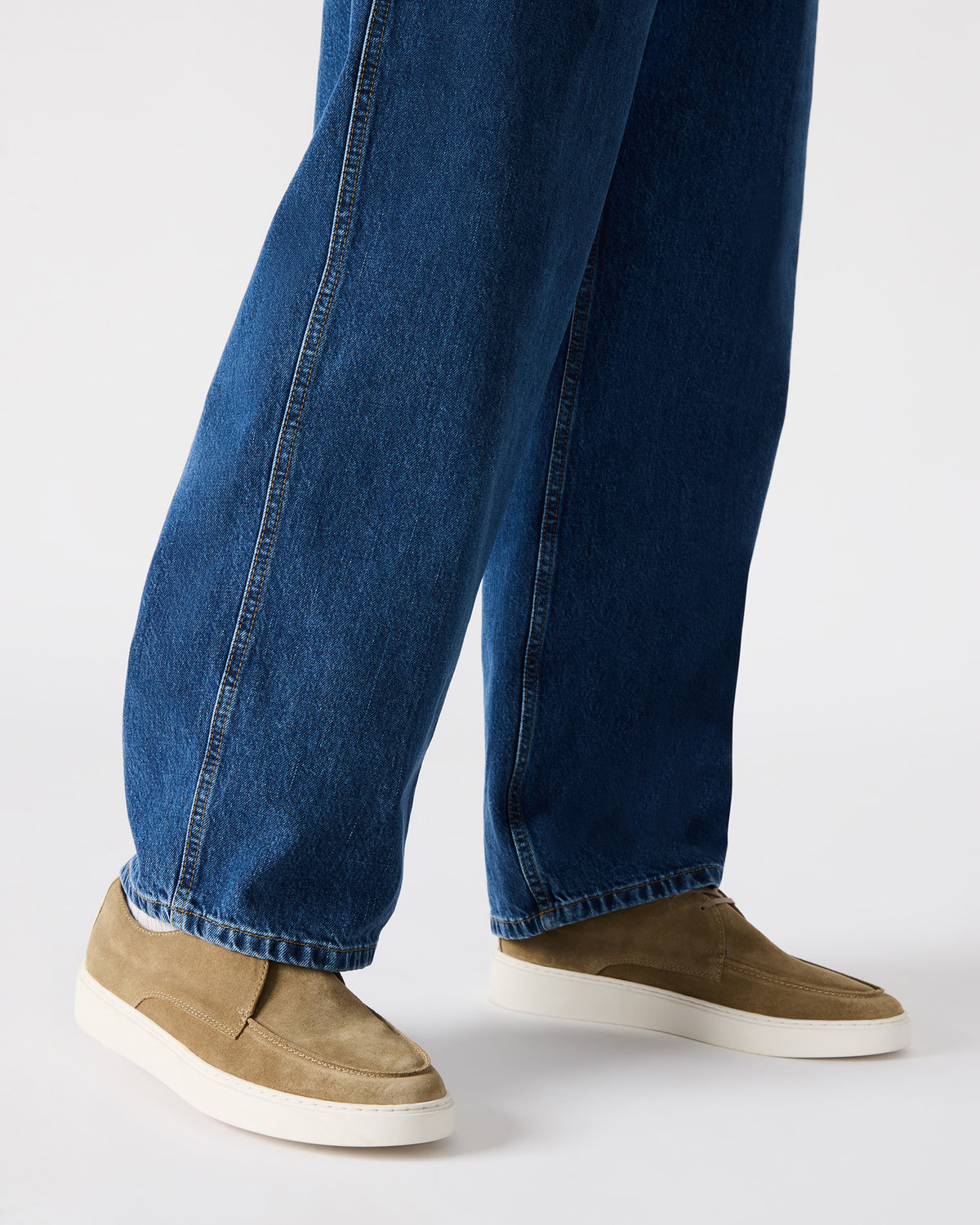 FRANKK Taupe Suede Lace-Up Men's Casual Shoe - Steve Madden