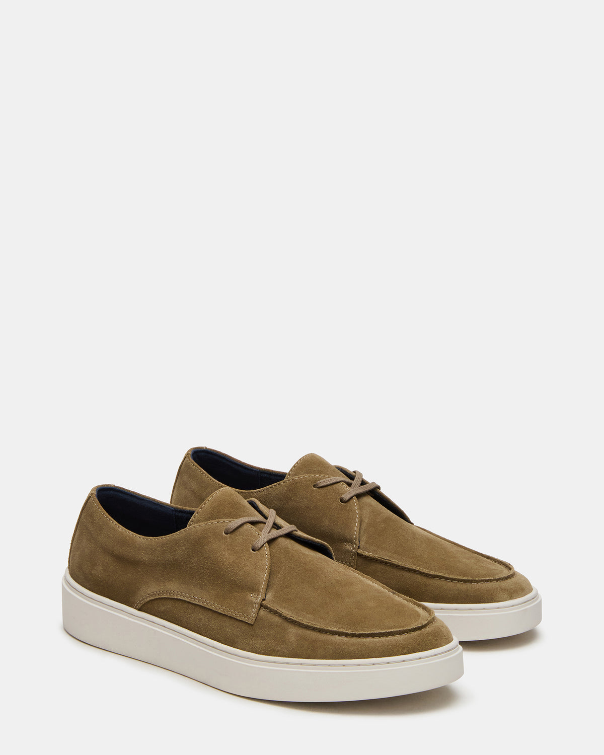FRANKK Taupe Suede Lace-Up Men's Casual Shoe - Steve Madden