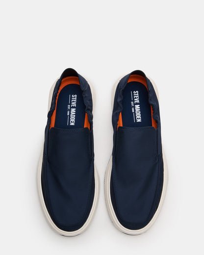 NELLIS Navy Slip-On Men's Casual Loafer - Steve Madden