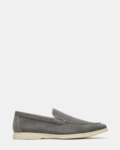 LINUX Grey Suede Slip-On Men's Casual - Steve Madden
