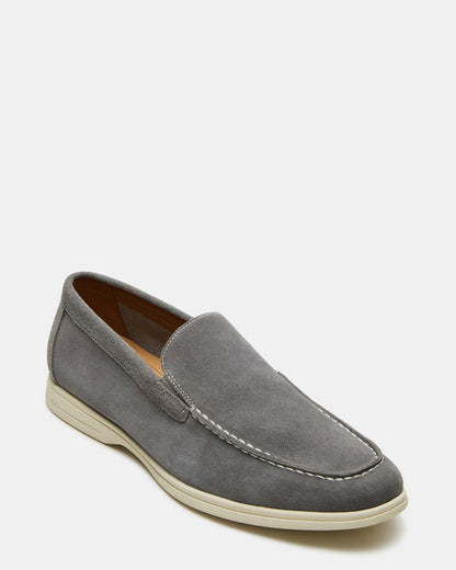LINUX Grey Suede Slip-On Men's Casual - Steve Madden