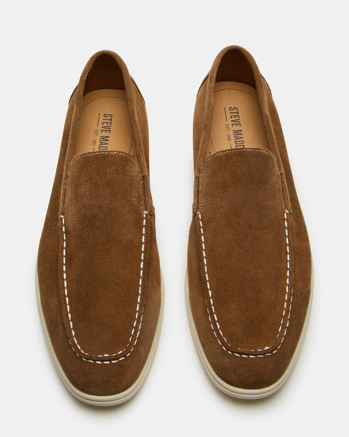 LINUX Chestnut Suede Slip-On Men's Casual - Steve Madden