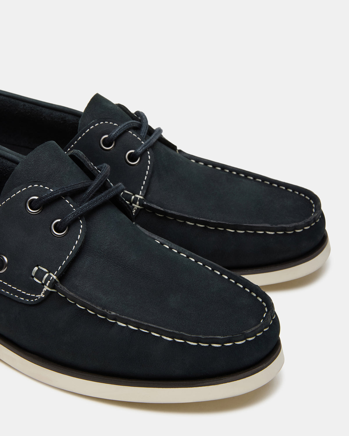 ZEPHYR Navy Slip-On Men's Boat Shoe Loafer - Steve Madden