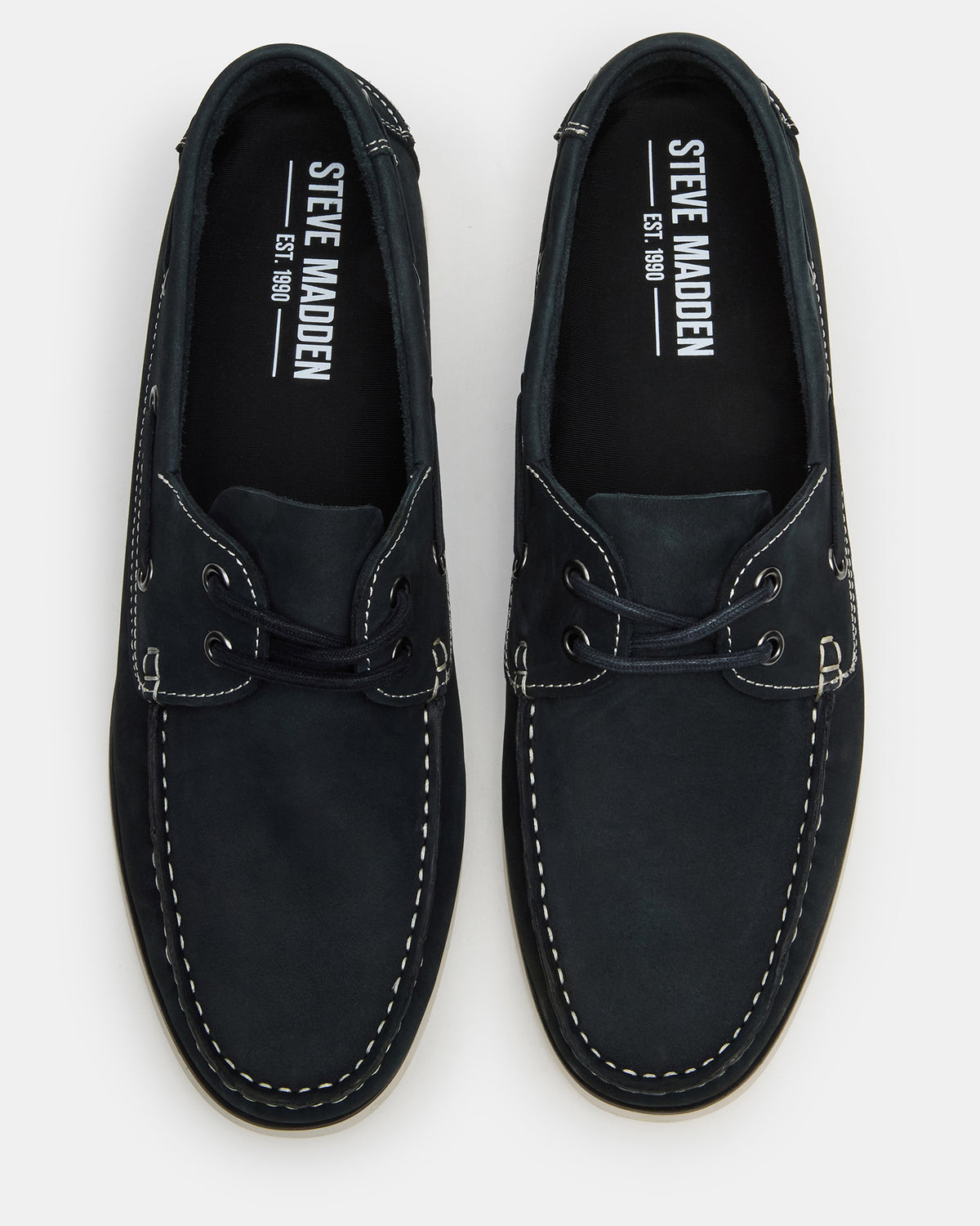 ZEPHYR Navy Slip-On Men's Boat Shoe Loafer - Steve Madden