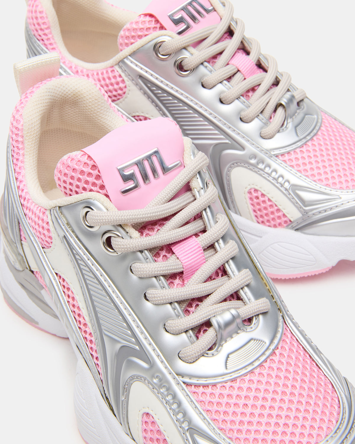 Kids' SPEDSTR Pink Low-Top Lace-Up Girls' Sneaker - Steve Madden