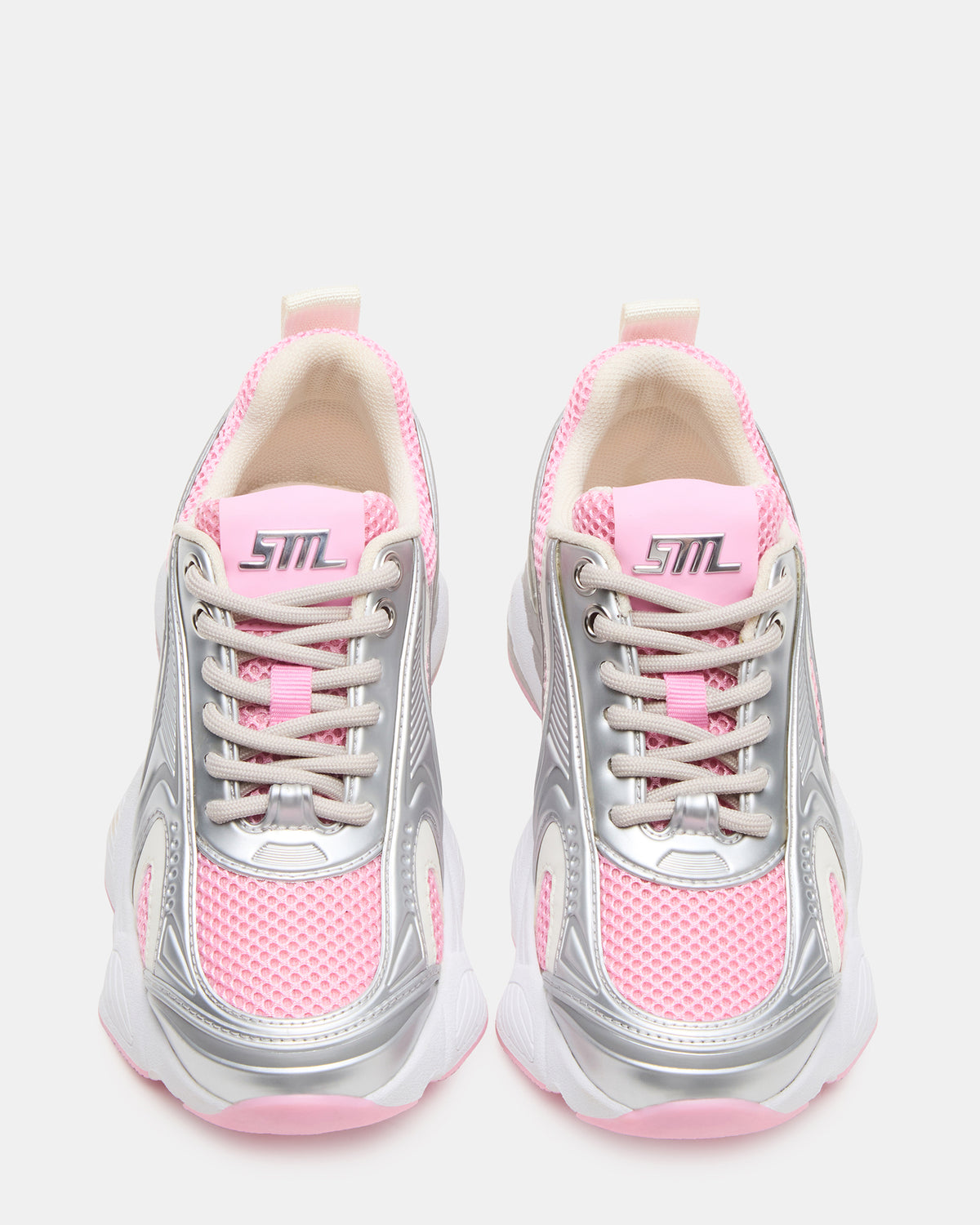 Kids' SPEDSTR Pink Low-Top Lace-Up Girls' Sneaker - Steve Madden