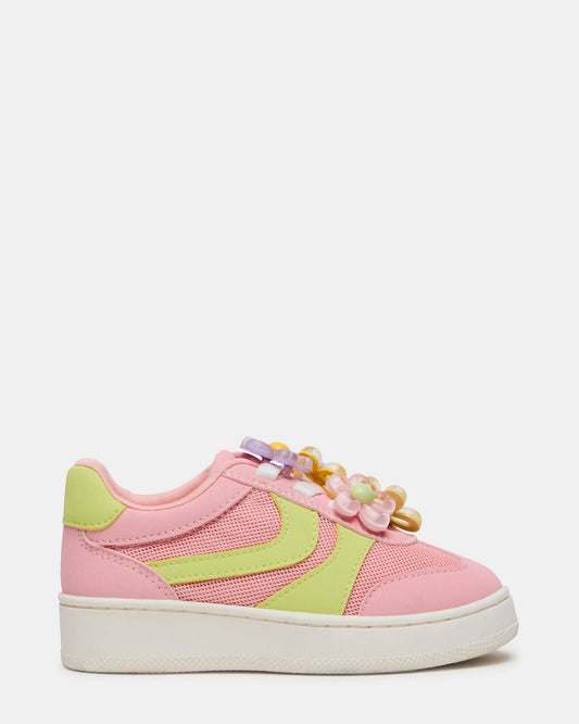 Toddlers' JERSEY Lime/Pink Low-Top Platform Girls' Sneaker - Steve Madden