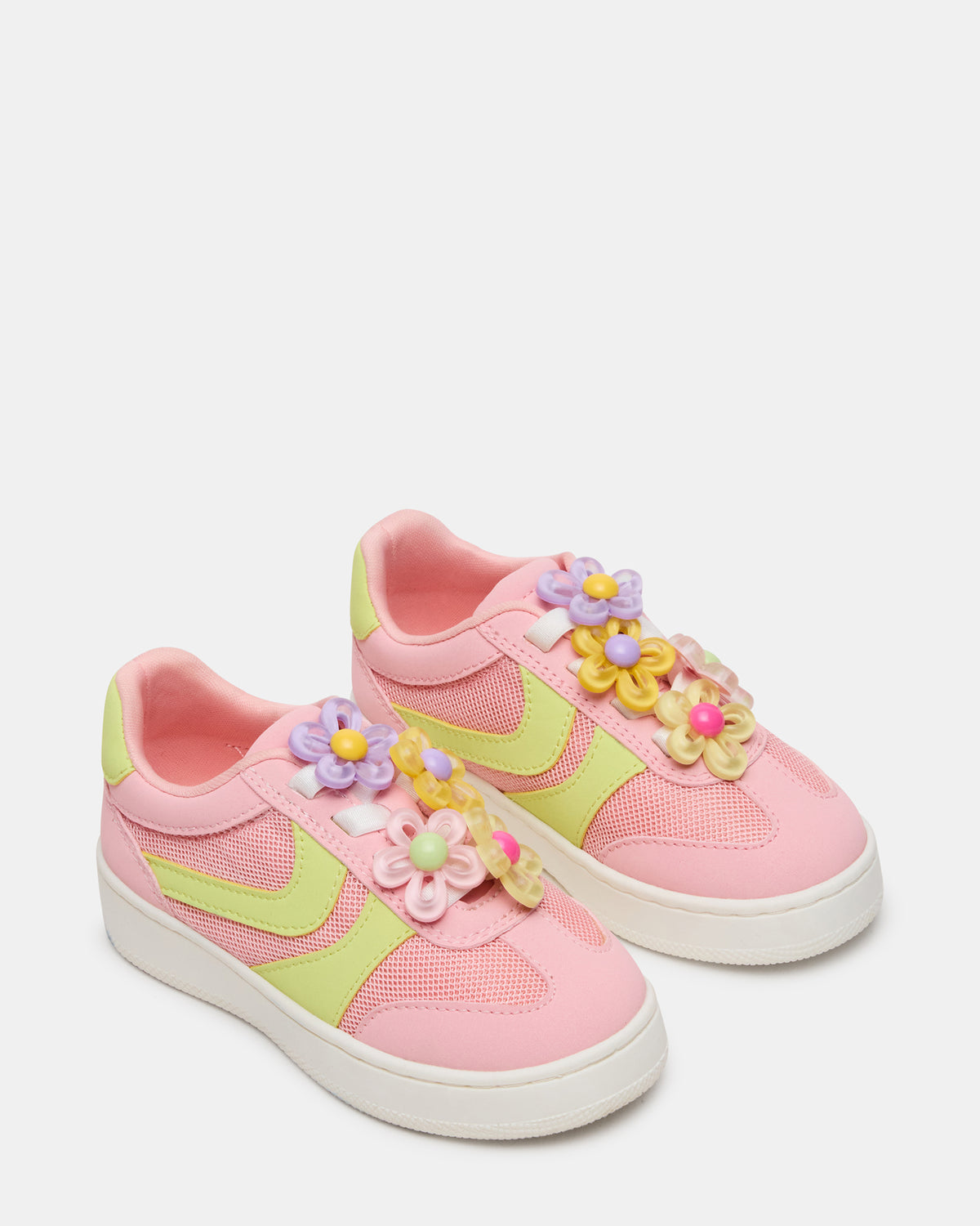 Toddlers' JERSEY Lime/Pink Low-Top Platform Girls' Sneaker - Steve Madden