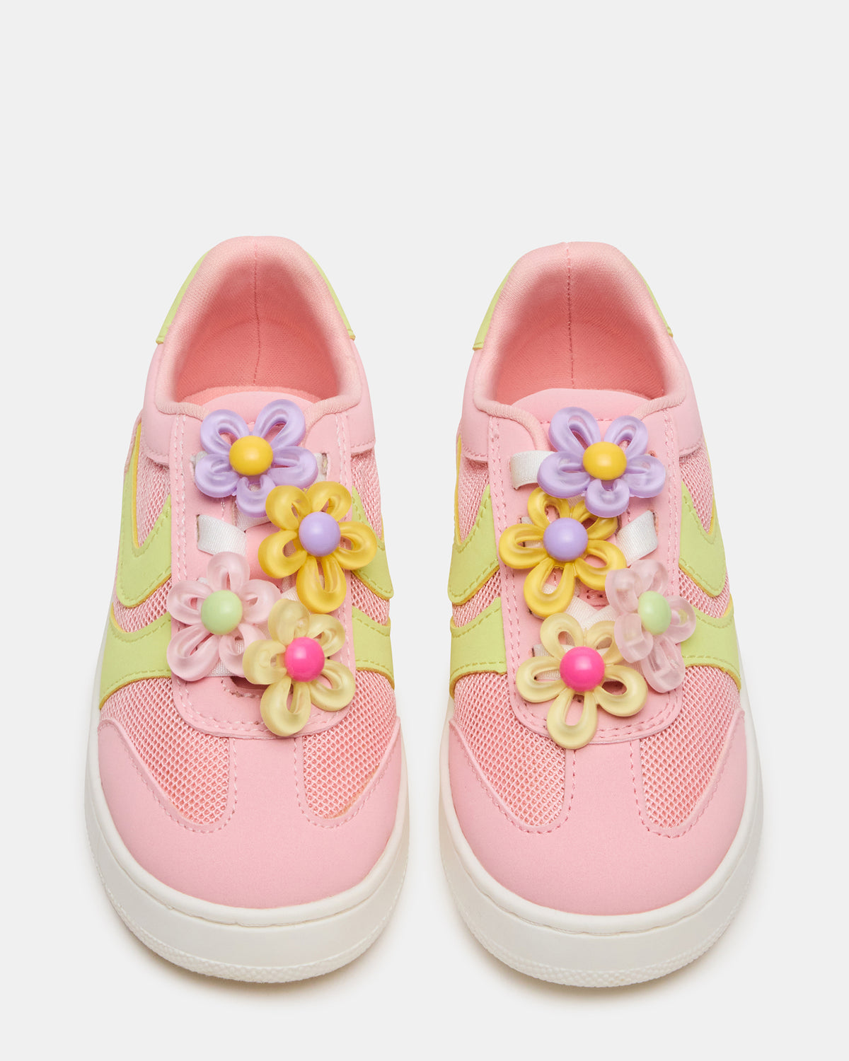 Toddlers' JERSEY Lime/Pink Low-Top Platform Girls' Sneaker - Steve Madden