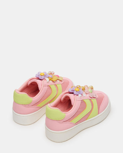 Toddlers' JERSEY Lime/Pink Low-Top Platform Girls' Sneaker - Steve Madden