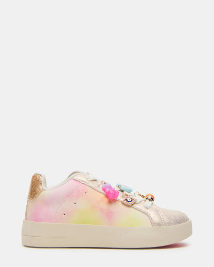 Toddlers' POET Pastel Multi Girls' Low-Top Lace-Up Sneaker - Steve Madden
