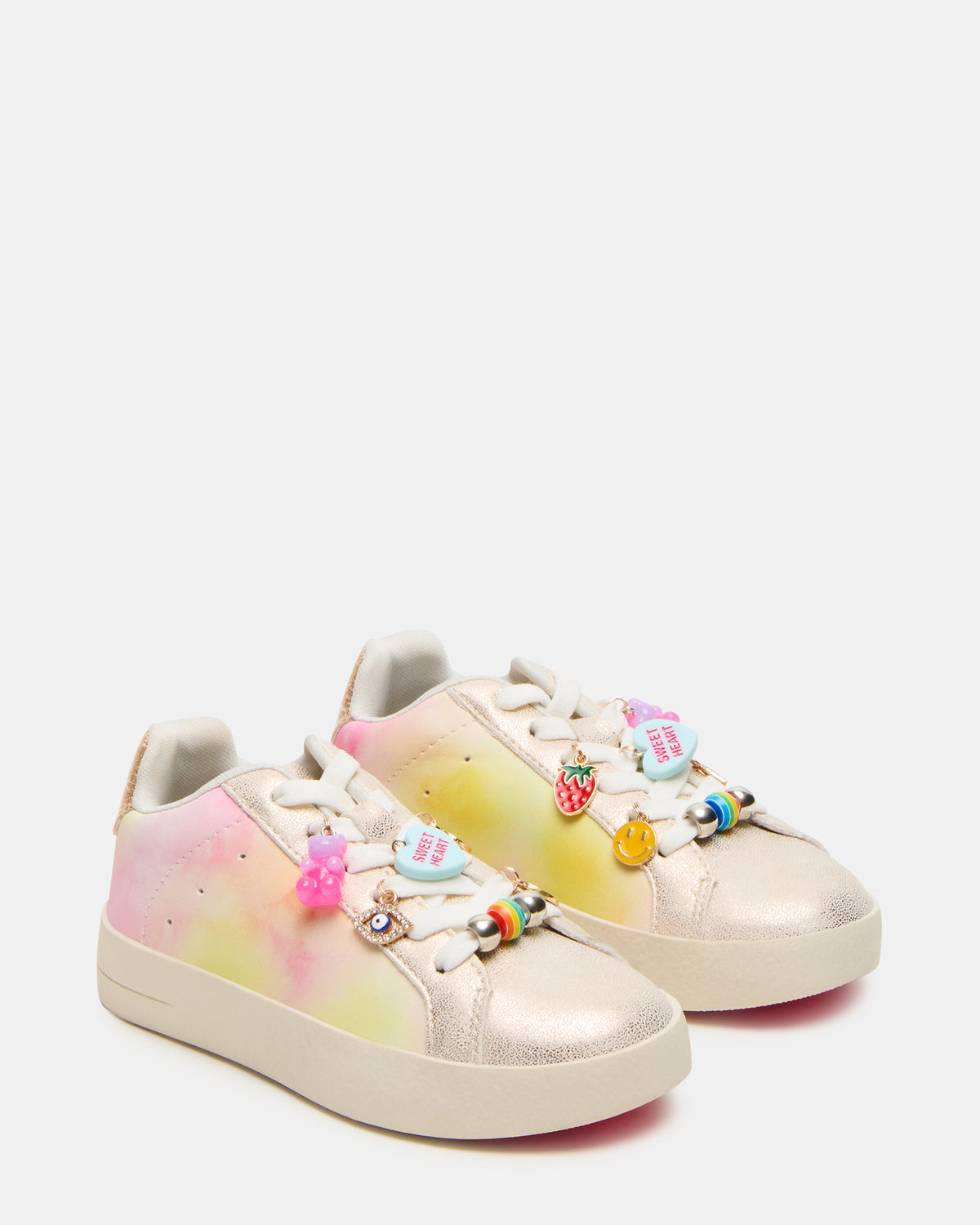 Toddlers' POET Pastel Multi Girls' Low-Top Lace-Up Sneaker - Steve Madden