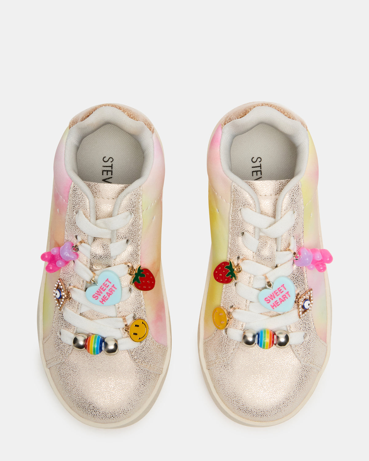 Toddlers' POET Pastel Multi Girls' Low-Top Lace-Up Sneaker - Steve Madden
