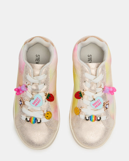 Toddlers' POET Pastel Multi Girls' Low-Top Lace-Up Sneaker - Steve Madden