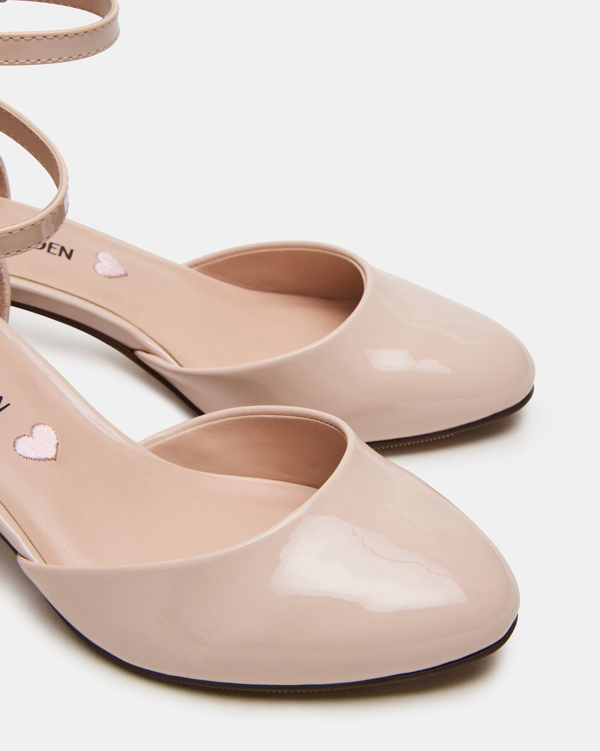 Kids' PRETTYY Blush Patent Girls' Block Heel - Steve Madden